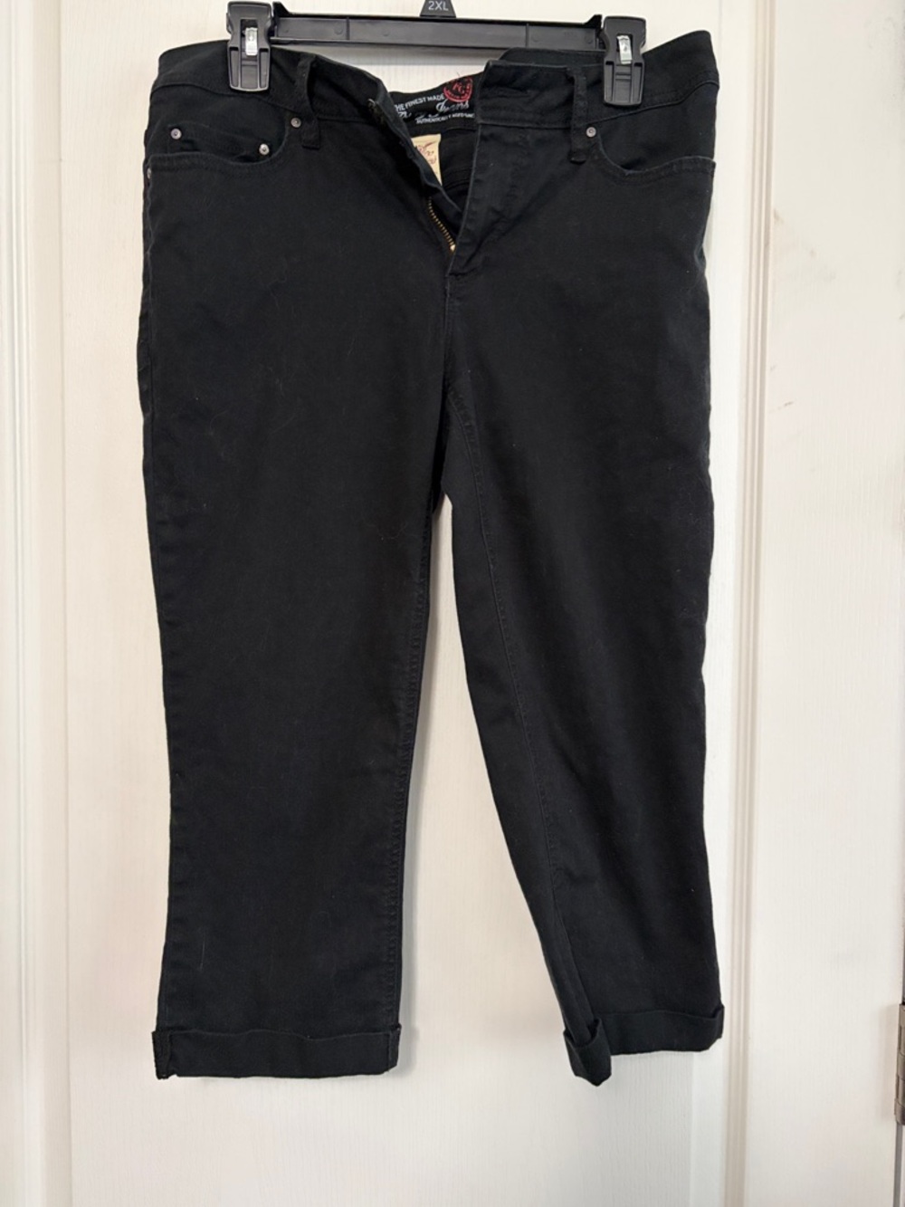 Old Glory Black Women's Capris - Straight Leg